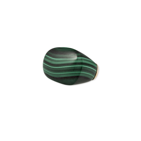 jacquie aiche Large Freeform Malachite Ring