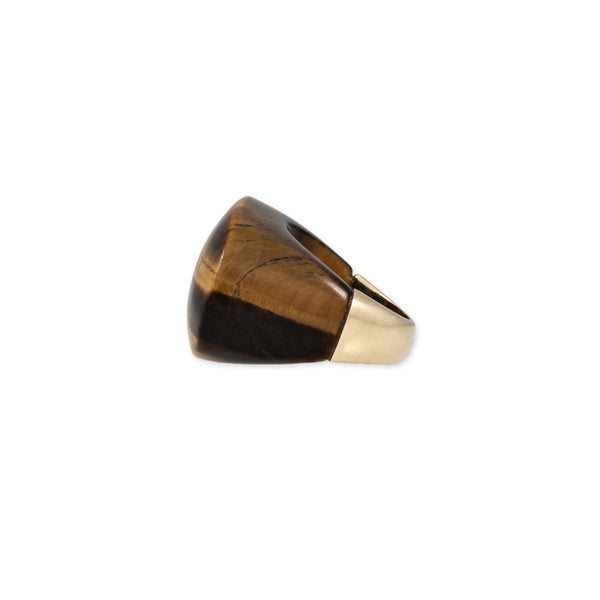 Jacquie Aiche Large Freeform Tiger's Eye Ring