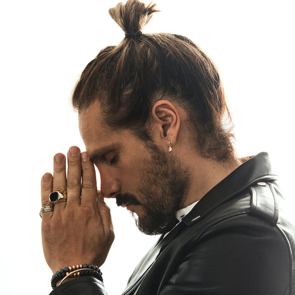 Jacquie Aiche Large Rectangle Onyx Signet Ring