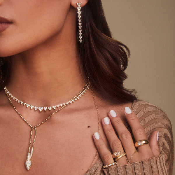 Jacquie Aiche LIZ DROP EARRINGS