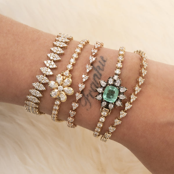 Jacquie Aiche Lizzie Diamond Bracelet