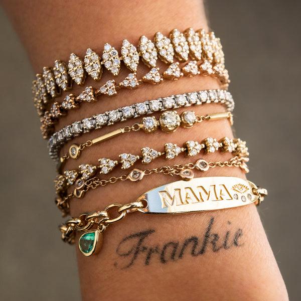 Jacquie Aiche “MAMA” Birthstone ID Bracelet