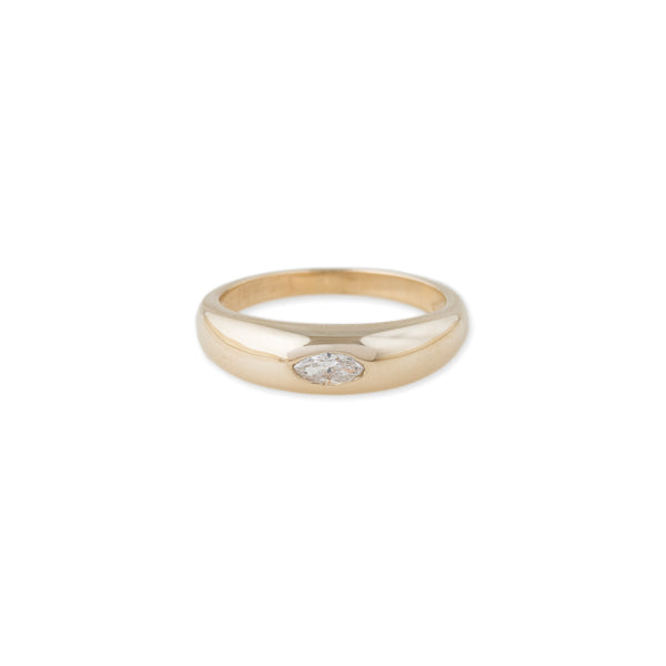 jacquie aiche Marquise Diamond Dome Ring