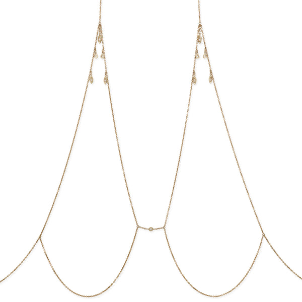 jacquie aiche Marquise Diamond Shaker Bra