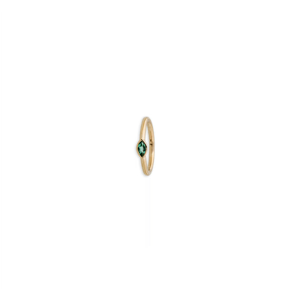 jacquie aiche Marquise Emerald Hoop