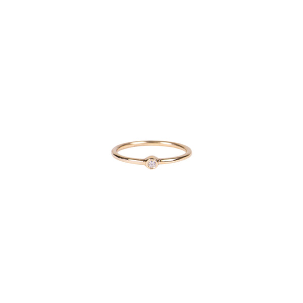 jacquie aiche Midi Round Diamond Waif Ring