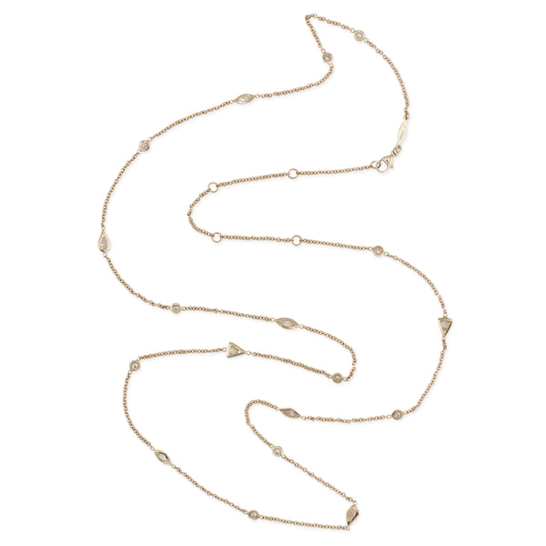 jacquie aiche Multi Diamond Shape Belly Chain