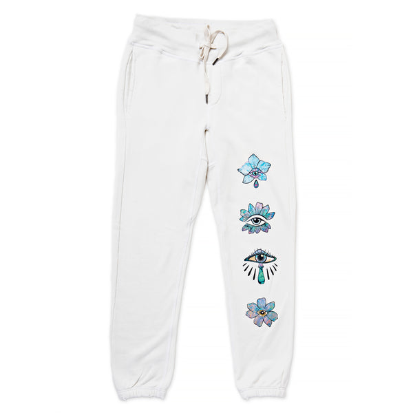 jacquie aiche NSF x JA SWEATPANTS WHITE