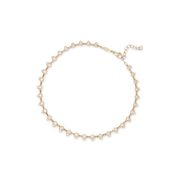 Jacquie Aiche Pave Diamond Claudia Anklet