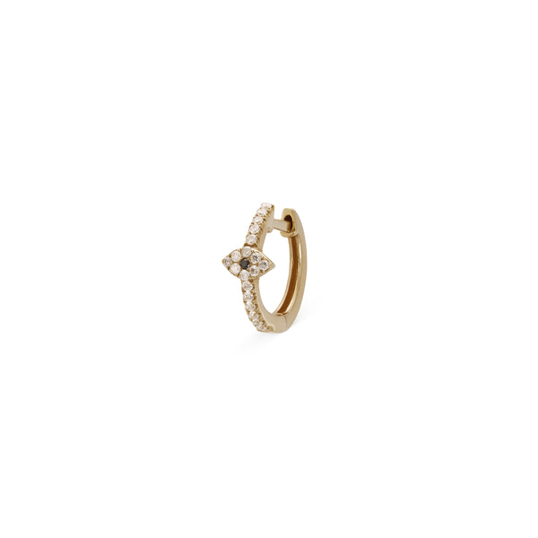 jacquie aiche Pave Diamond Eye Mini Hoop