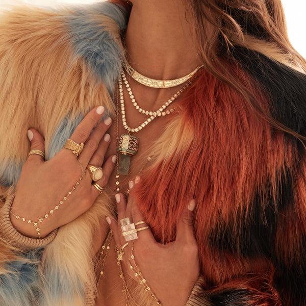 Jacquie Aiche Pave Diamond Isis Ring