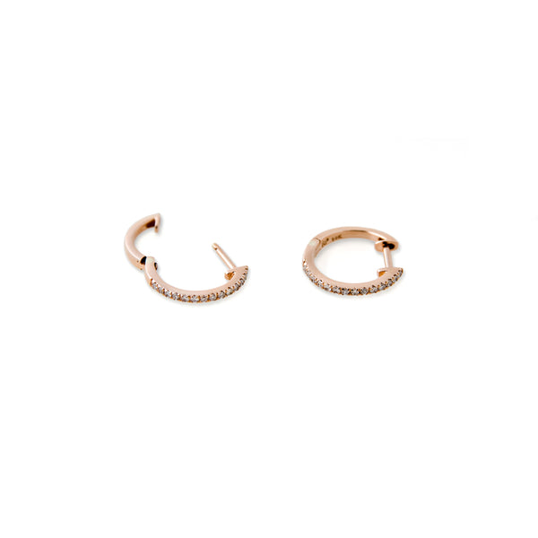 Jacquie Aiche Pave Diamond Mini Hoop