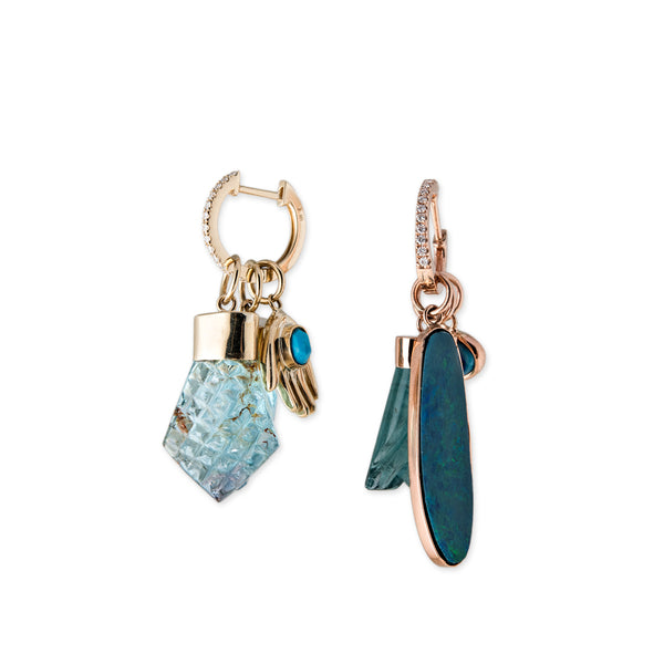 Jacquie Aiche Pave Diamond Mini Hoop