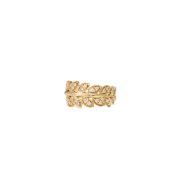 jacquie aiche PAVE DIAMOND VINE RING