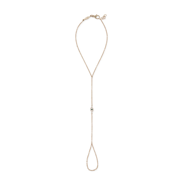 Jacquie Aiche Pave Mini Eye Finger Bracelet