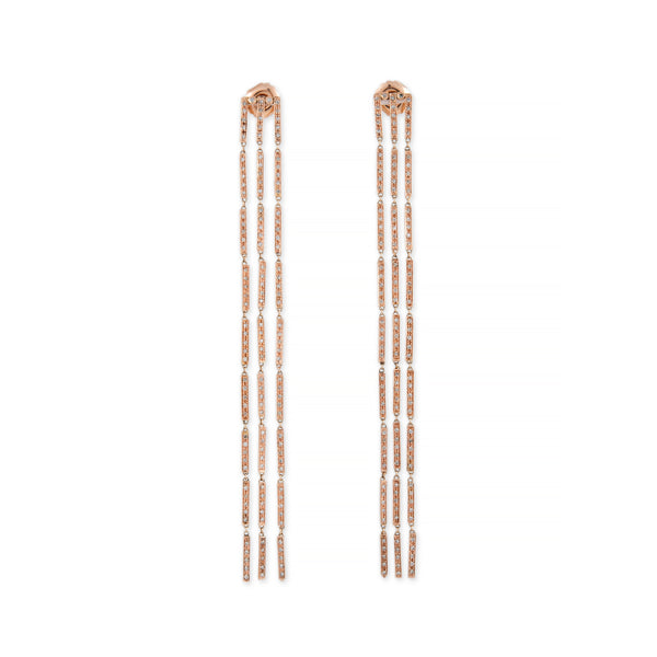 jacquie aiche PAVE SHOWER BAR EARRINGS