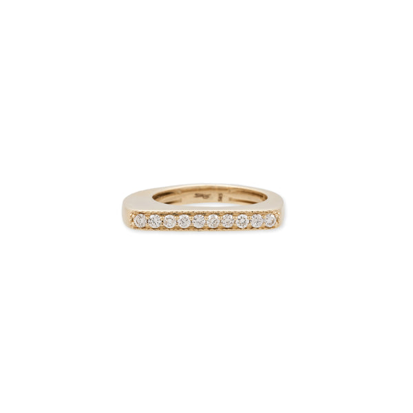 jacquie aiche Pave Slanted Bar Ring