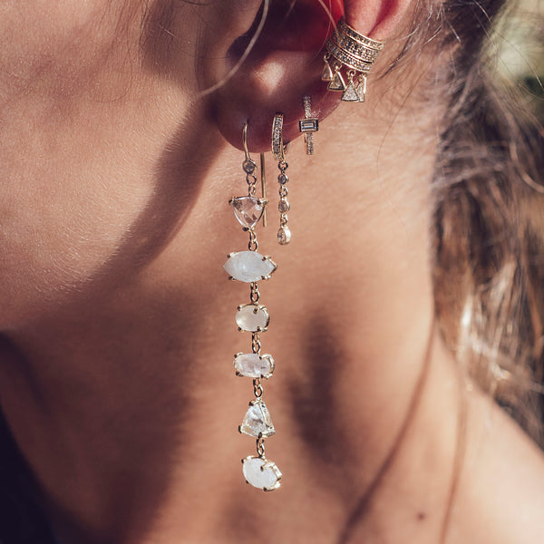 Jacquie Aiche PAVE TRILLION SHAKER EAR CUFF