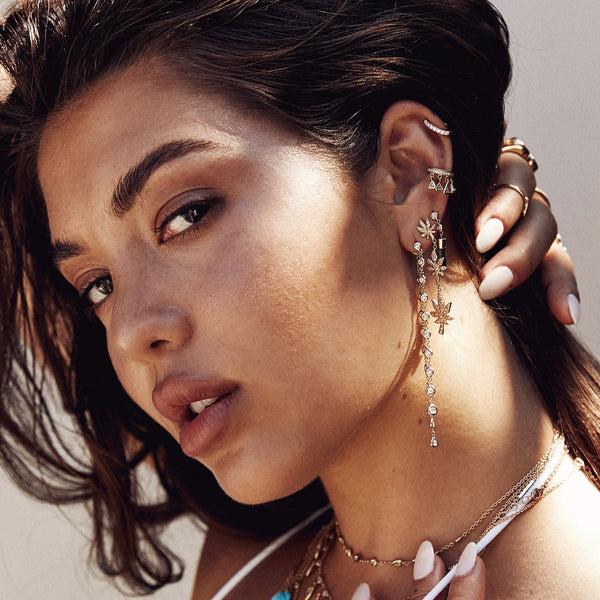 Jacquie Aiche PAVE TRILLION SHAKER EAR CUFF