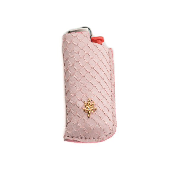 Jacquie Aiche PINK SNAKE SKIN SWEETLEAF LIGHTER