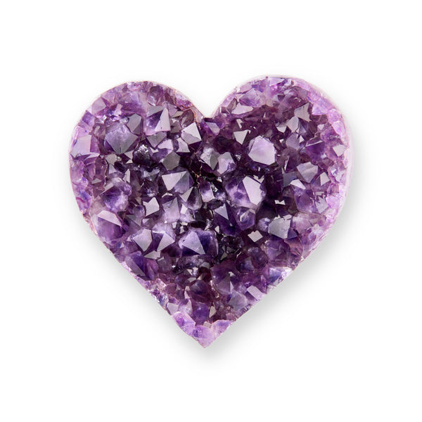 jacquie aiche Purple Amethyst Cluster Heart