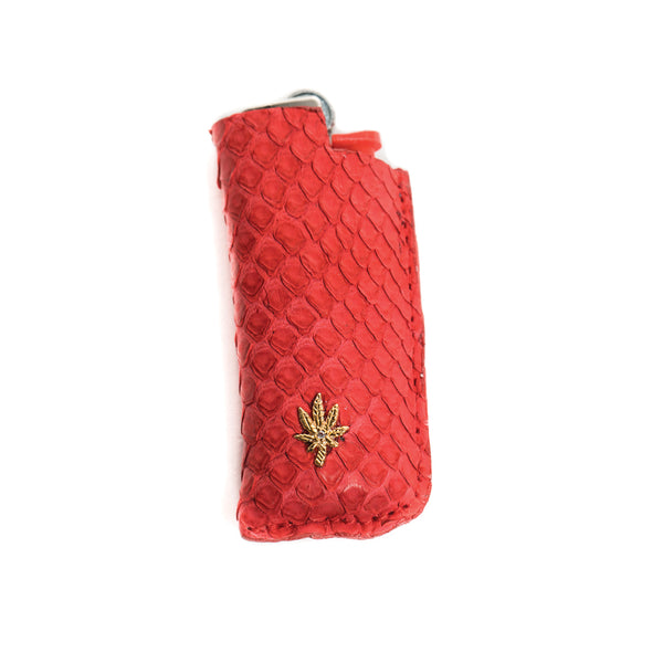 jacquie aiche RED SNAKE SKIN SWEETLEAF LIGHTER