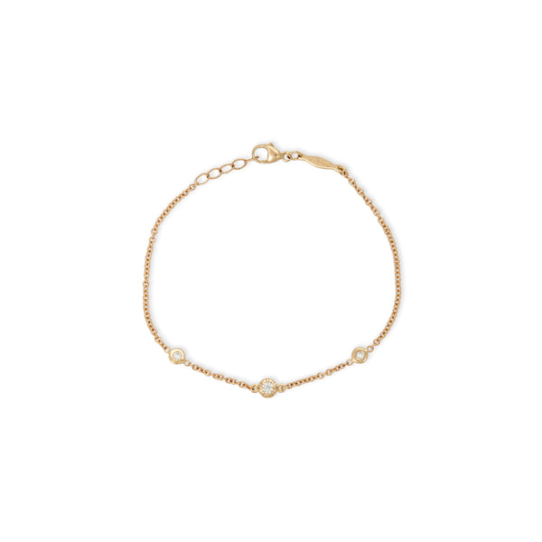 jacquie aiche Single Sophia Diamond Bracelet