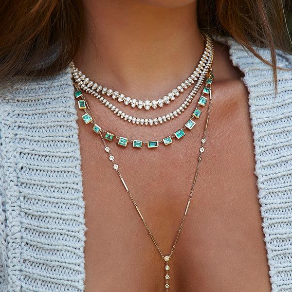 Jacquie Aiche Small Diamond Claudia Necklace