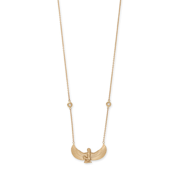 jacquie aiche Small Isis Diamond Necklace