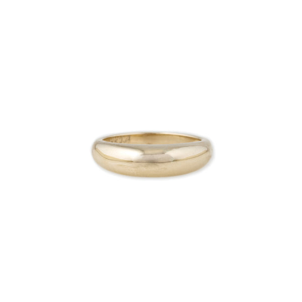 jacquie aiche Smooth Gold Dome Ring