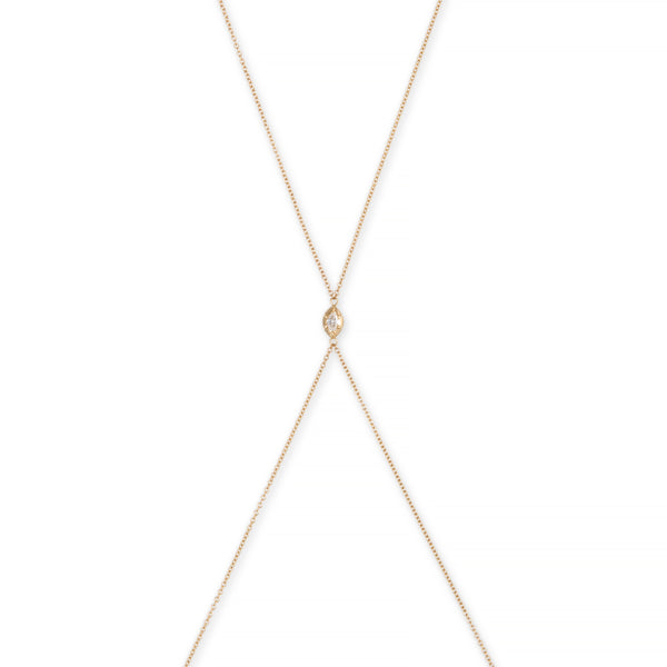 jacquie aiche Sophia Marquise Diamond Bodychain