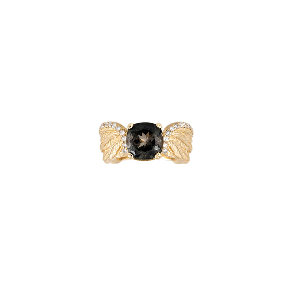 jacquie aiche Spinel Center Pave Wings Ring