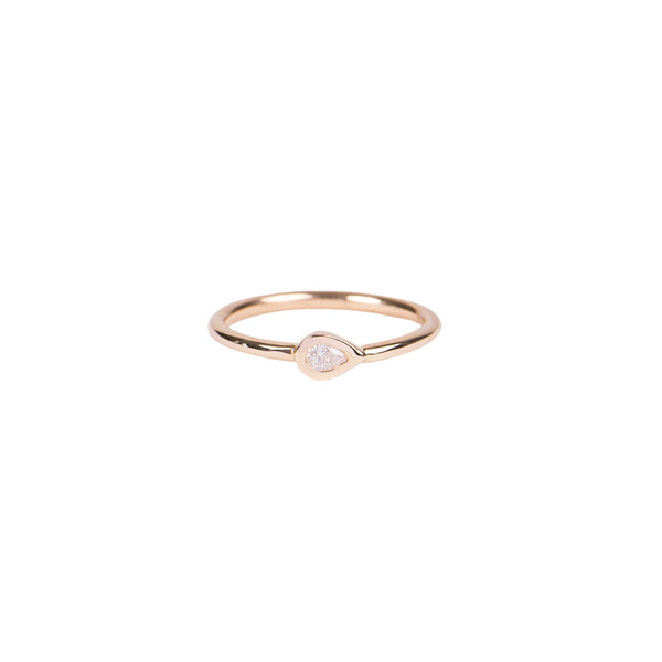 jacquie aiche Teardrop Diamond Waif Ring