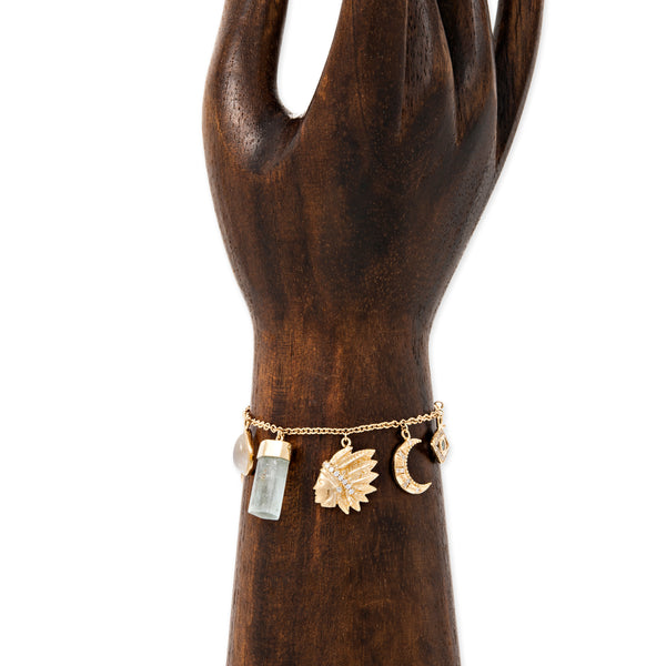 Jacquie Aiche Wild Child Charm Bracelet