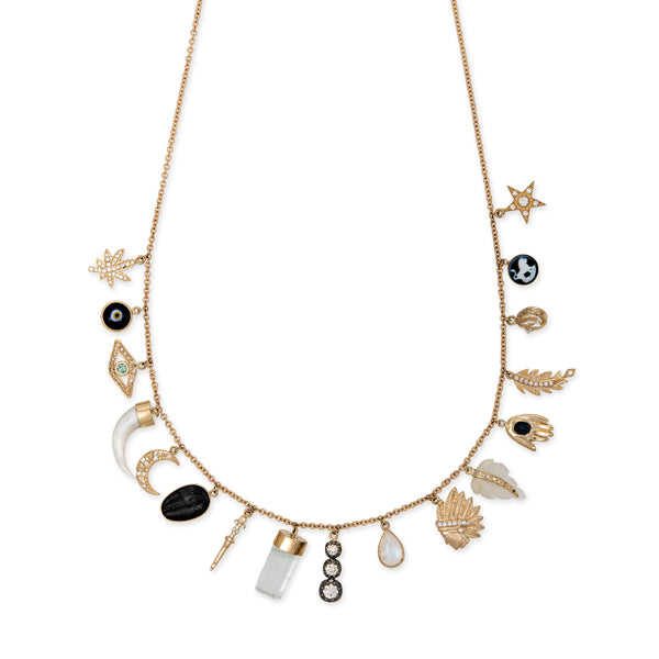 jacquie aiche Wild Child Charm Necklace