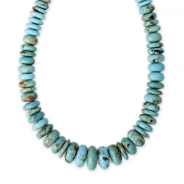 jacquie aiche Large Graduated Turquoise Beaded Necklace