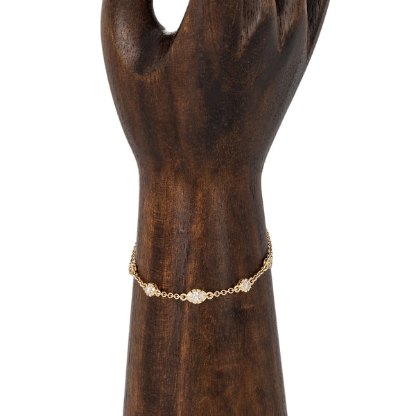 Jacquie Aiche Marquise + 4 Round Spaced Out Graduated Sophia Diamond Bracelet