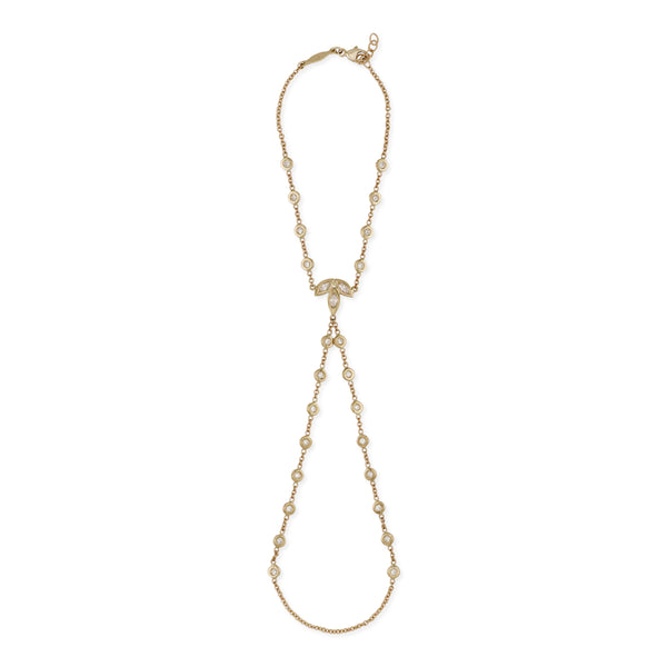 Jacquie Aiche Marquise Diamond Double Stem Finger Bracelet