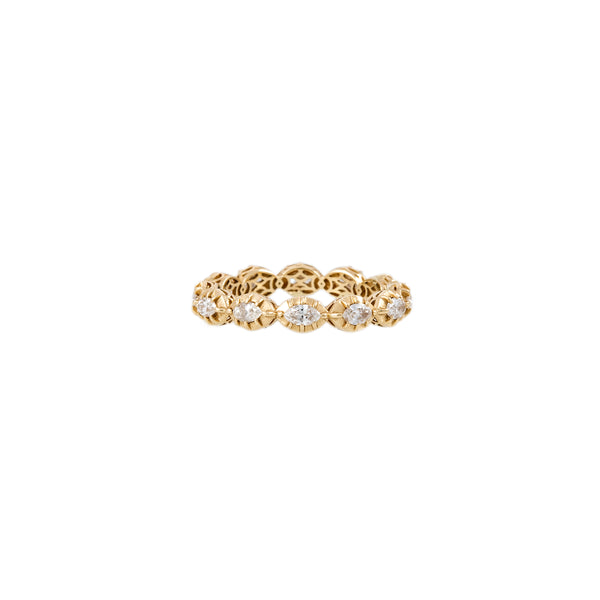 jacquie aiche Marquise Sophia Diamond Eternity Band Ring