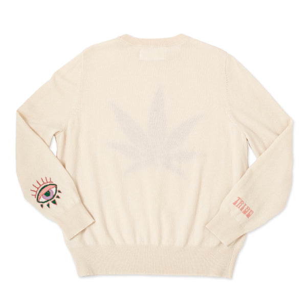 Jacquie Aiche NSF X JA HIGH LIFE FEATHER CASHMERE SWEATER