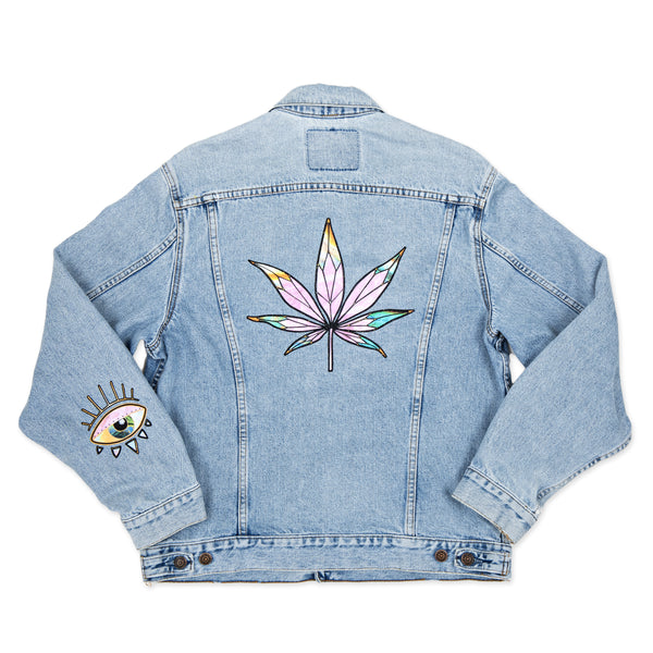 jacquie aiche NSF x JA VINTAGE NATURAL HIGH DENIM JACKET