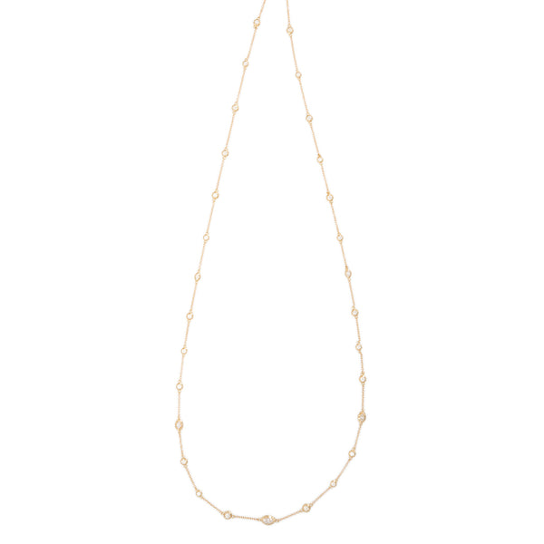 jacquie aiche Round + Marquise Sophia Diamond Belly Chain