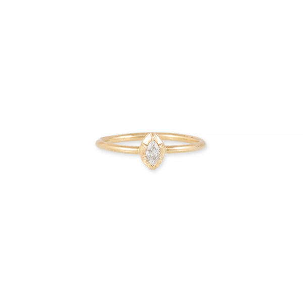 jacquie aiche Single Vertical Marquise Sophia Diamond Ring