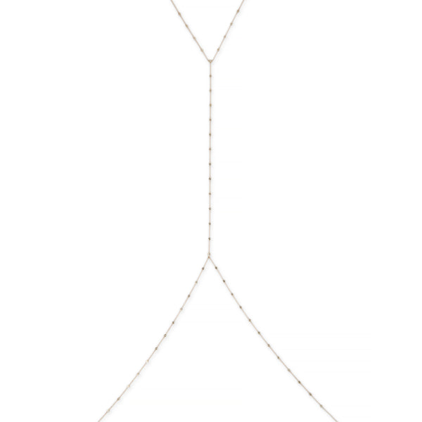 jacquie aiche Spaced Out Diamond High Neck Bodychain
