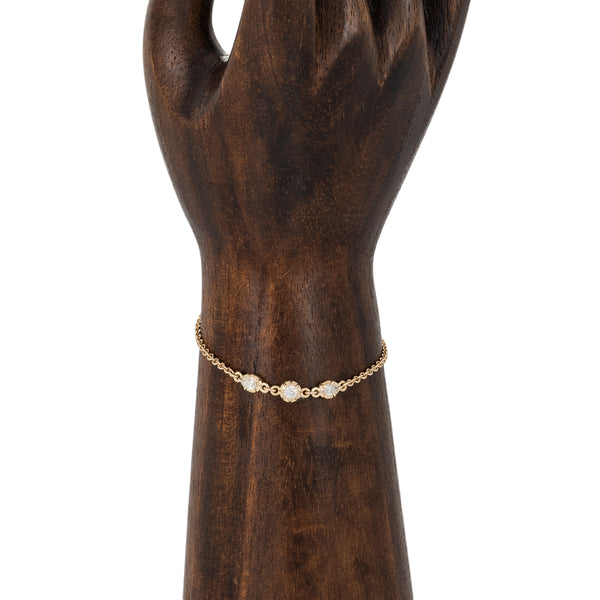 Jacquie Aiche Teardrop + Round Sophia Diamond Bracelet