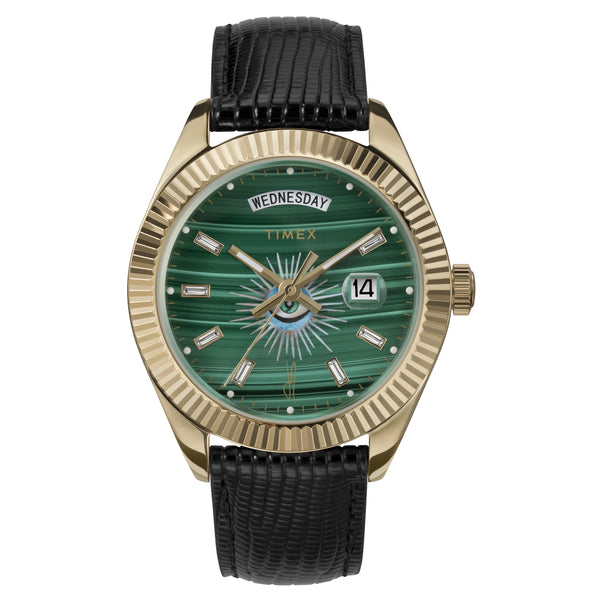 jacquie aiche Timex x Jacquie Aiche Legacy Good Karma Watch Malachite