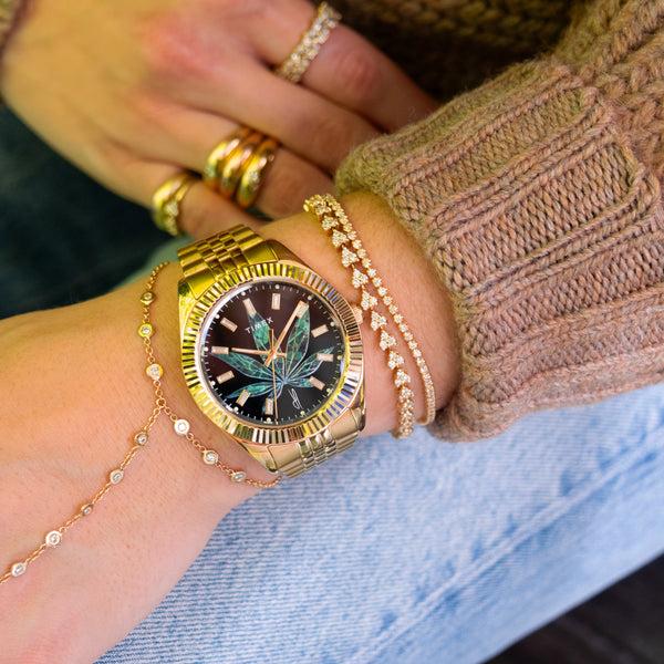 Jacquie Aiche Timex X Jacquie Aiche Legacy High Life Watch Black Enamel