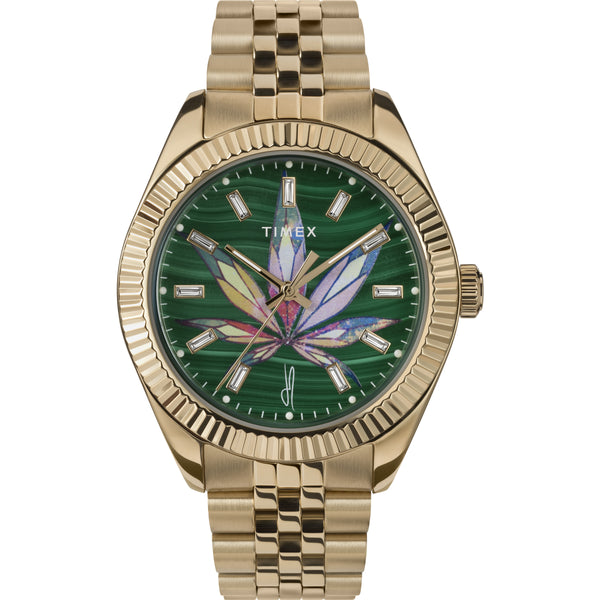jacquie aiche Timex x Jacquie Aiche Legacy High Life Watch Malachite
