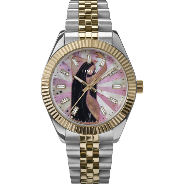 jacquie aiche Timex x Jacquie Aiche Legacy Musings Watch Pink Mother of Pearl