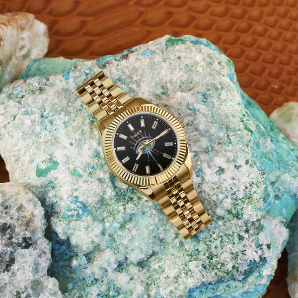 Jacquie Aiche Timex X Jacquie Aiche Legacy Onyx Eclipse Watch